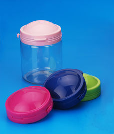 Eco Friendly Empty Plastic Cans Food Grade Material Safety Lid Sealing